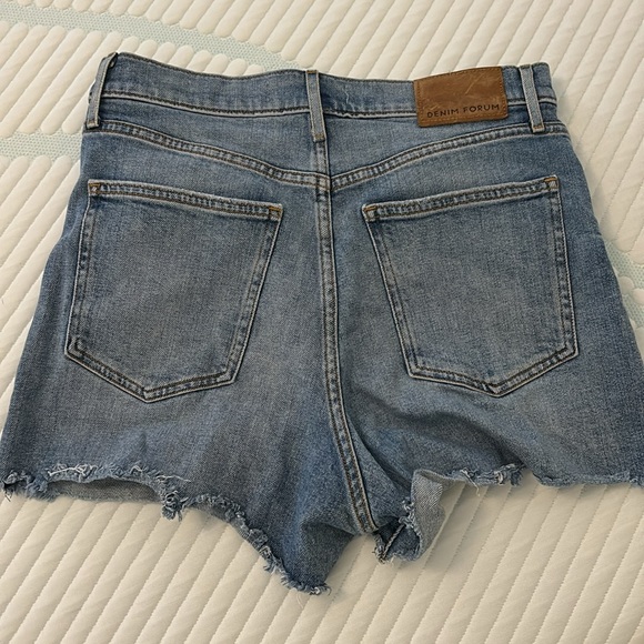 Denim Forum high waisted jean shorts - Picture 3 of 4